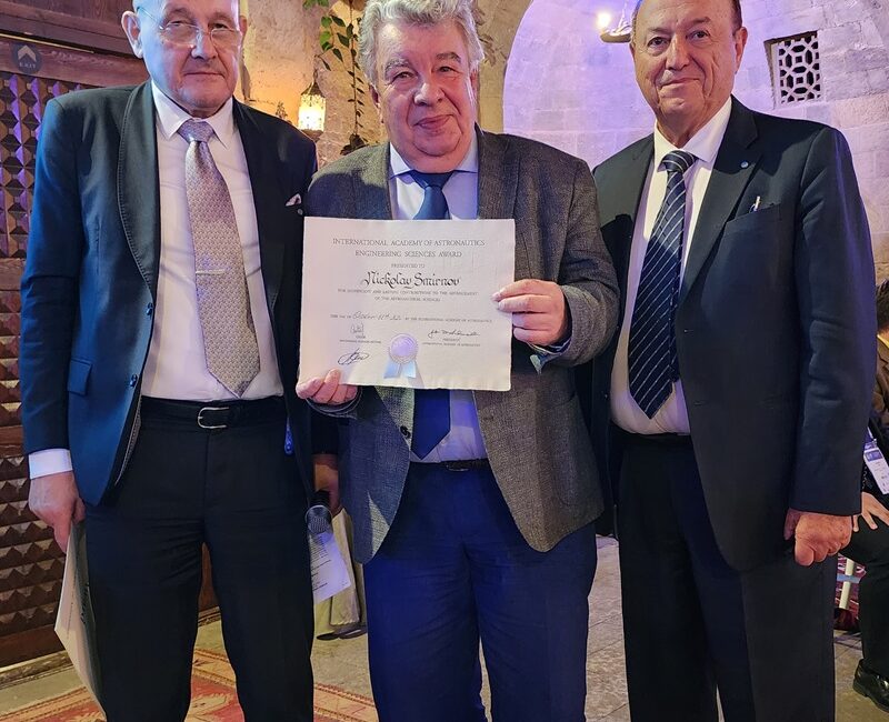 Nickolay Smirnov IAA 2020 Engineering Sciences section Award