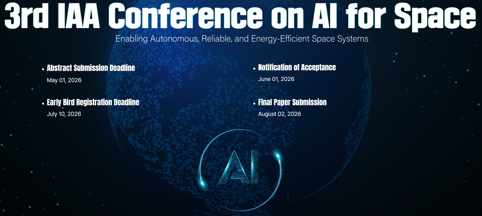 3rdAI 3rd AI for Space 2026