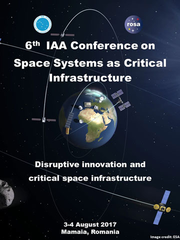 6th IAA Conference on Space Systems as Critical Infrastructure